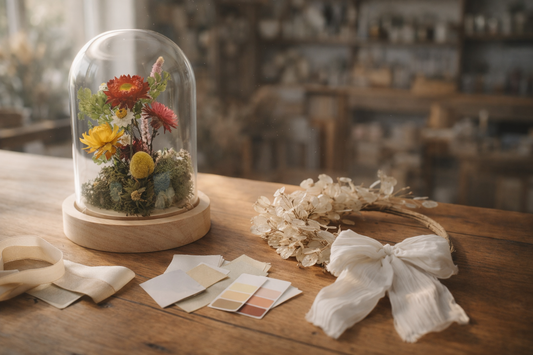 Atelier floral et lumière naturelle