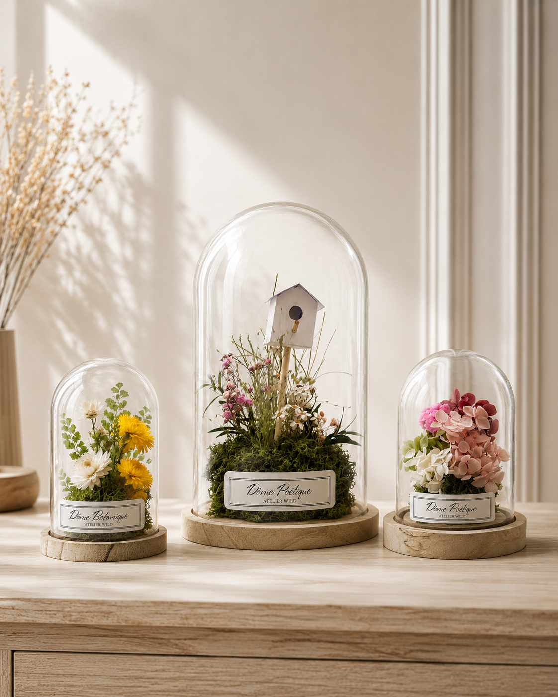 Pièces sous cloche