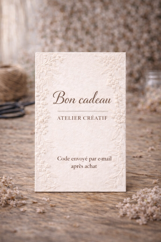 Bon Cadeau Atelier Créatif - 45€