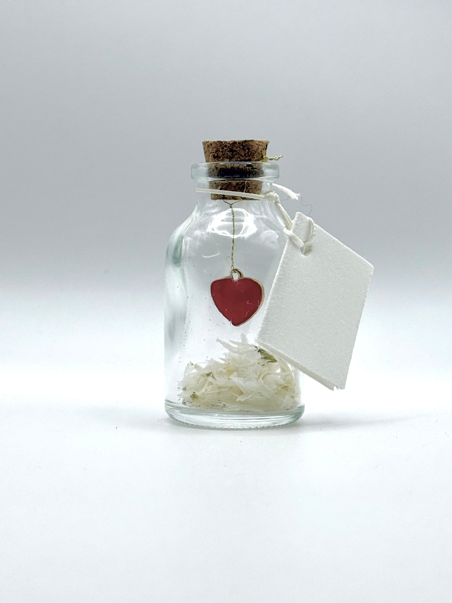 Petit flacon poétique – Cœur & pétales