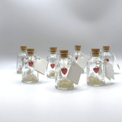 Petit flacon poétique – Cœur & pétales
