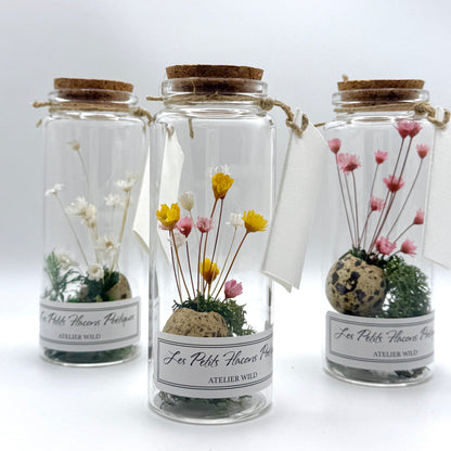 Petit flacon poétique – Œuf fleuri