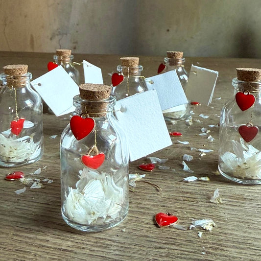 Petit Flacon Poétique - Coeur et Pétales